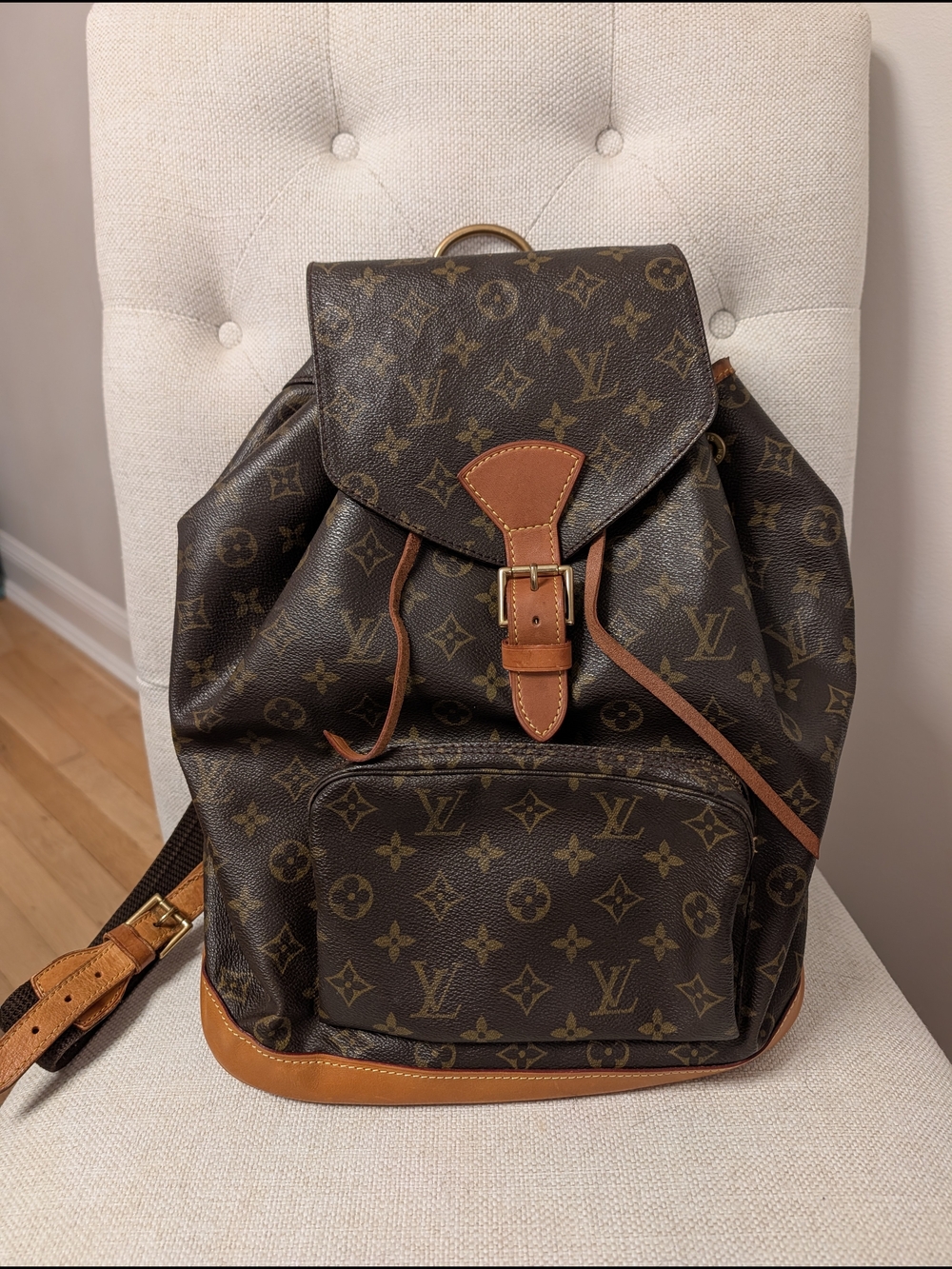 Louis Vuitton Montsouris GM Monogram Backpack Vintage